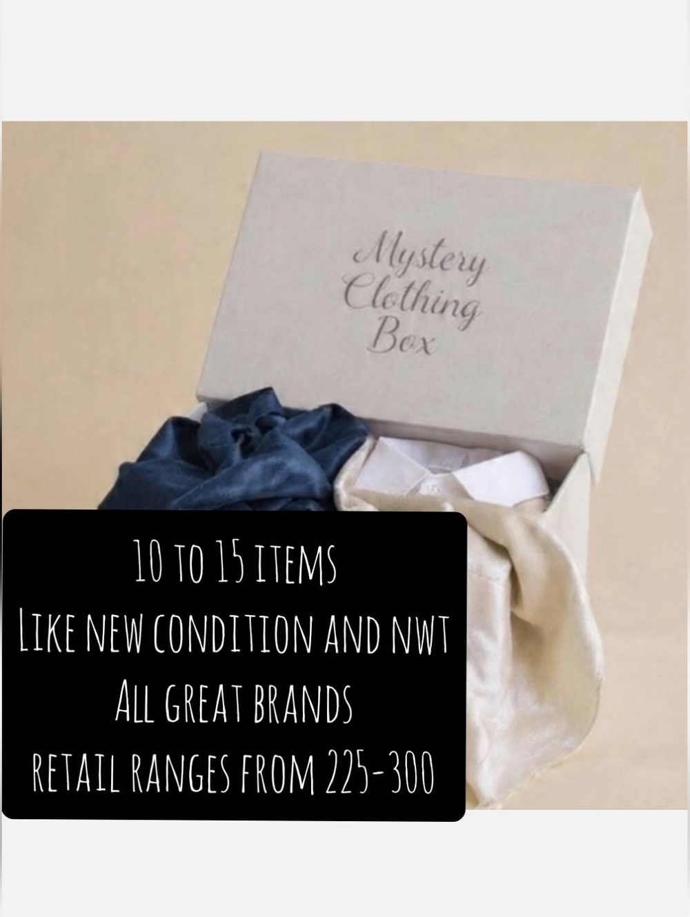 Mystery resellers clothing box - 10 to 15 items - womens and babies clothing
